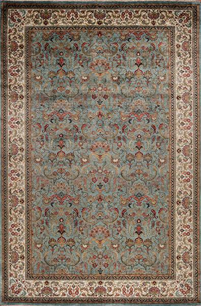 150698 GOLDEN AGE <br> GLAMOUR, BLUE/IVORY 